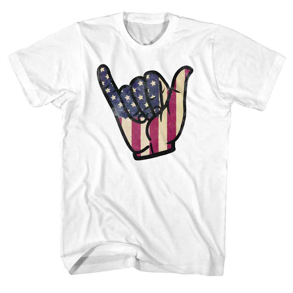 Patriotic - FLAG N HAND Adult Shirt
