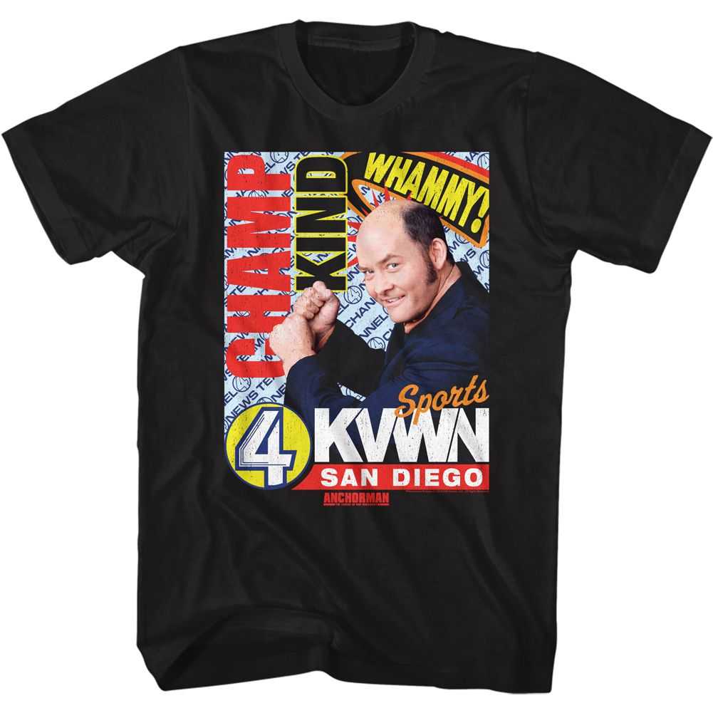 Anchorman - CHAMP KIND DARK Adult Shirt