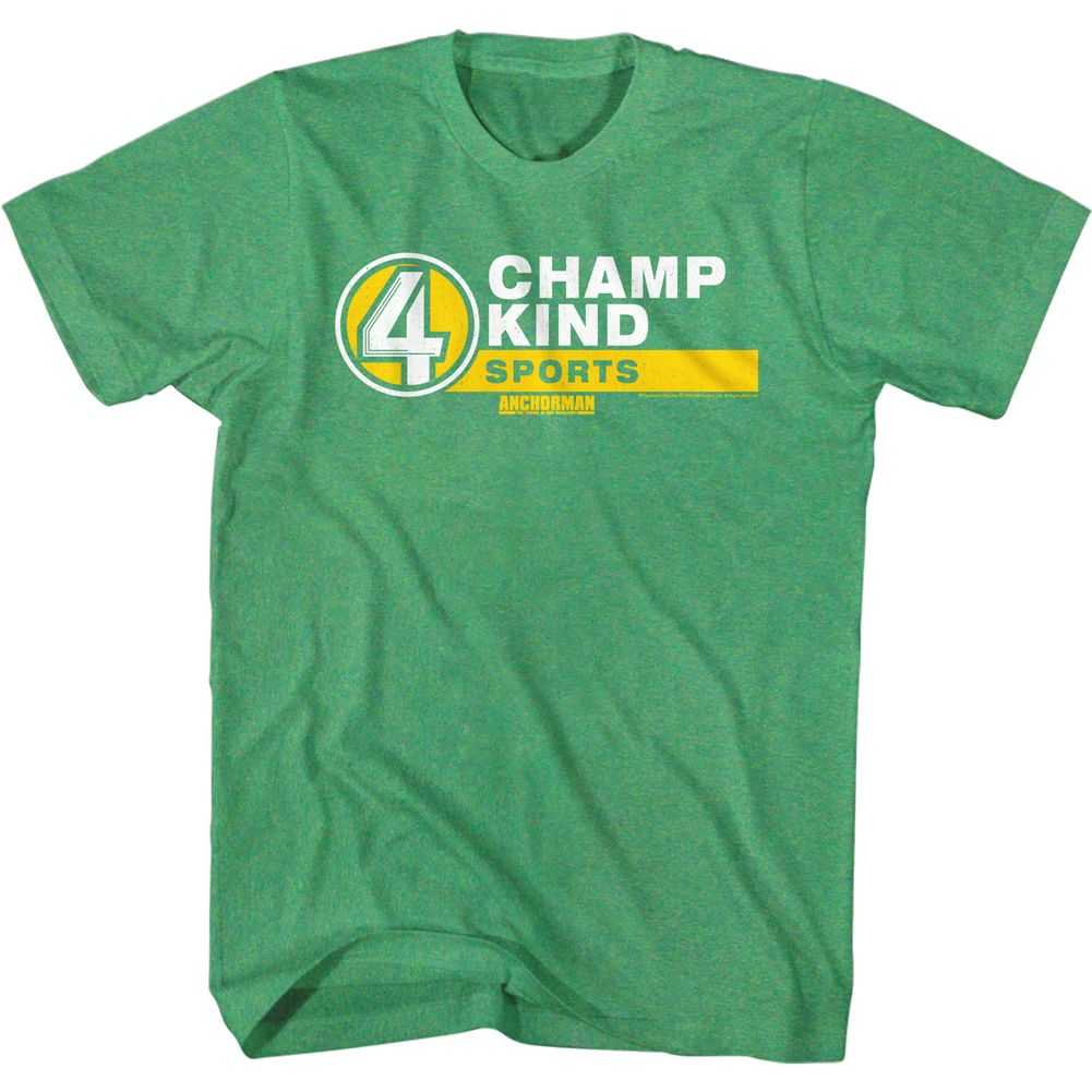 Anchorman - CHAMP KIND NAME TAG Adult Shirt