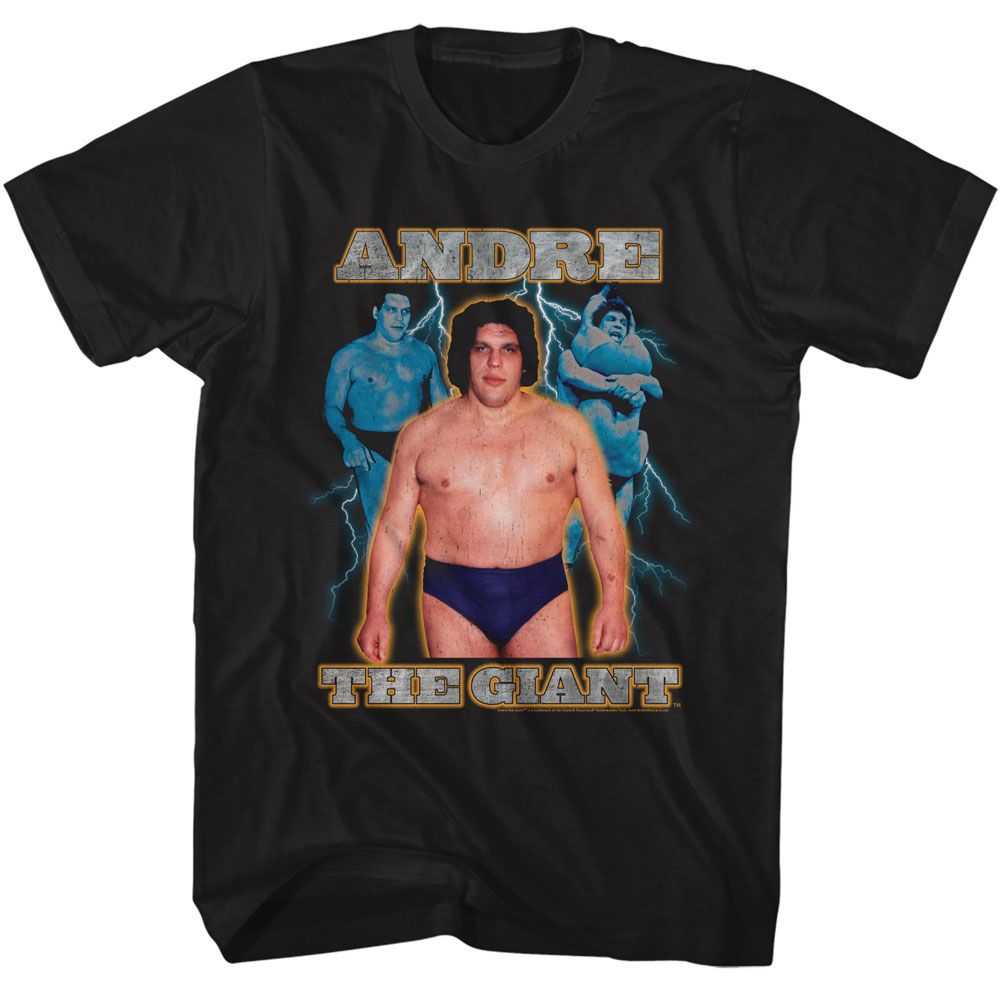 Andre The Giant - ANDRE THE GIANT LIGHTNING Adult Shirt
