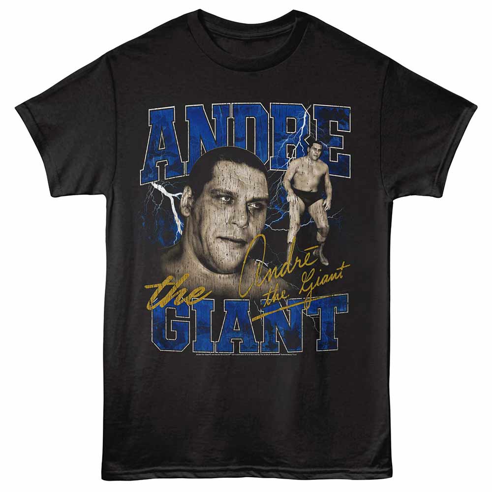 Andre The Giant - ANDRE THE GIANT LIGHTNING Adult Shirt