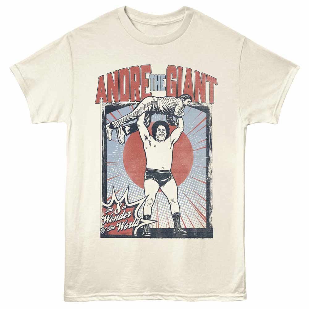 Andre The Giant - ANDRE THE GIANT WONDER OF THE WORLD Adult Shirt