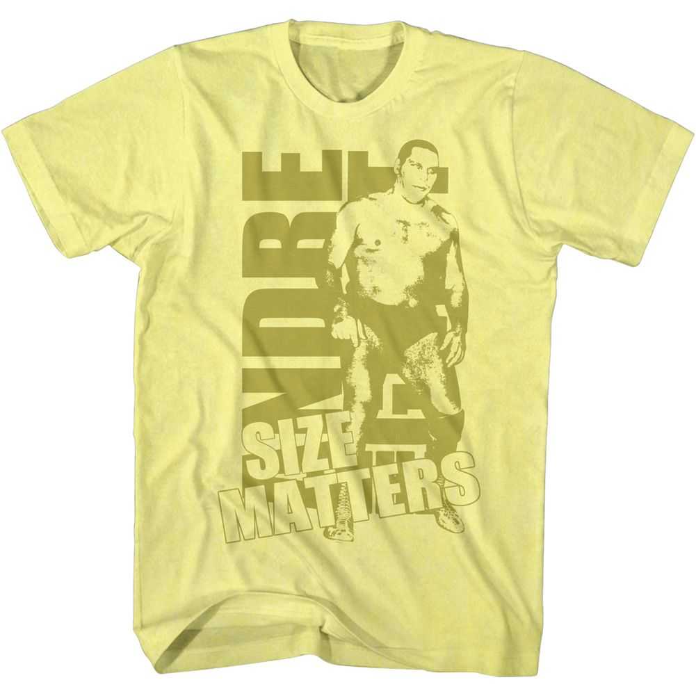Andre The Giant - SIZE GOLD Adult Shirt