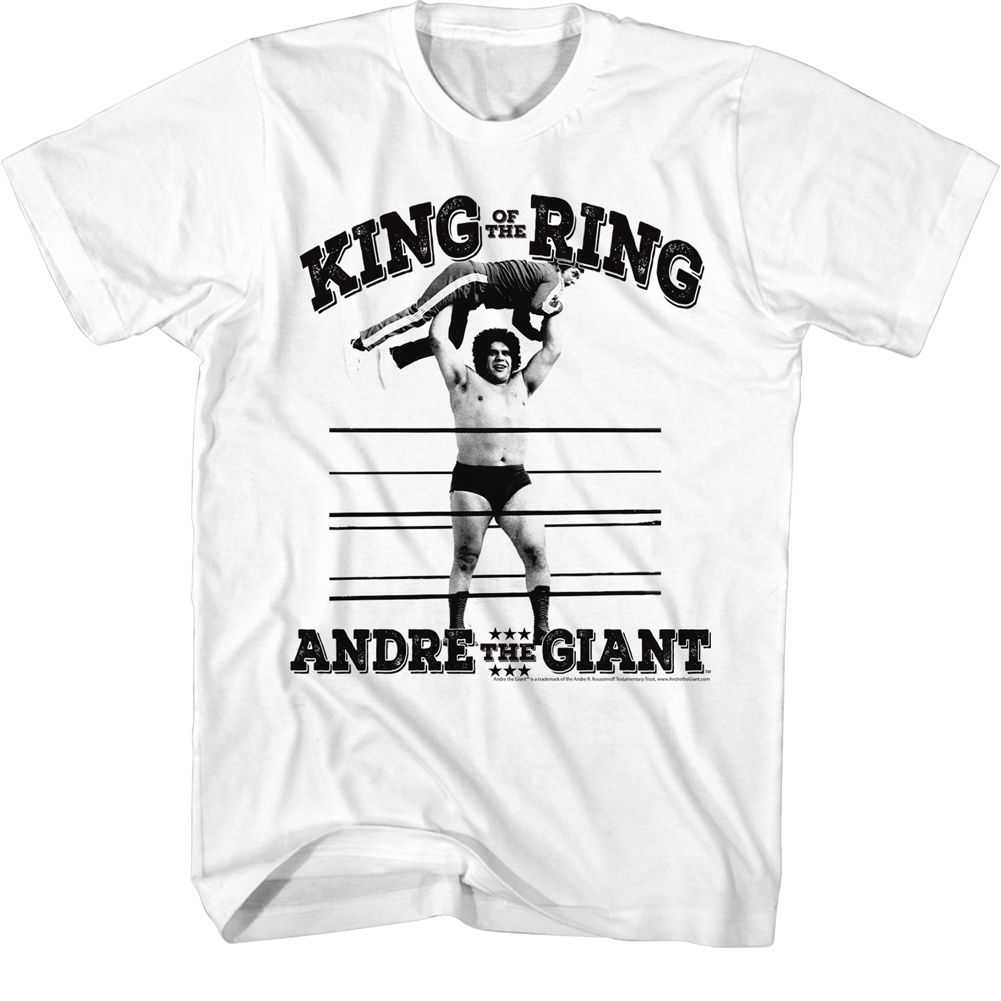 Andre The Giant - KING OF THE RING Adult Shirt