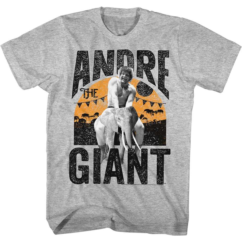 Andre The Giant - ELEPHANT RIDE Adult Shirt