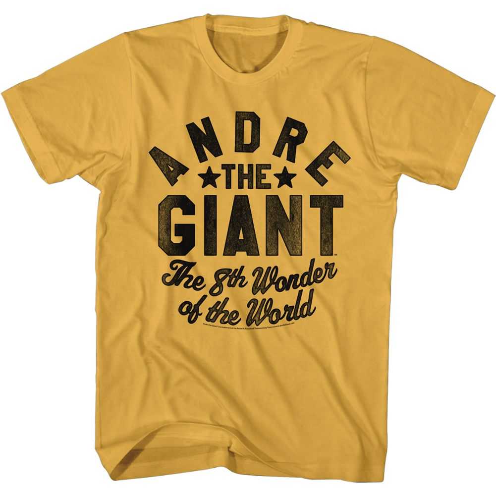 Andre The Giant - 8TH WONDER OF THE WORLD Adult Shirt