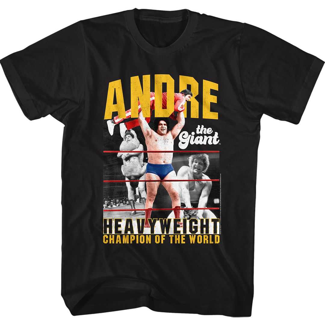 Andre The Giant - HEAVYWEIGHT CHAMP Adult Shirt