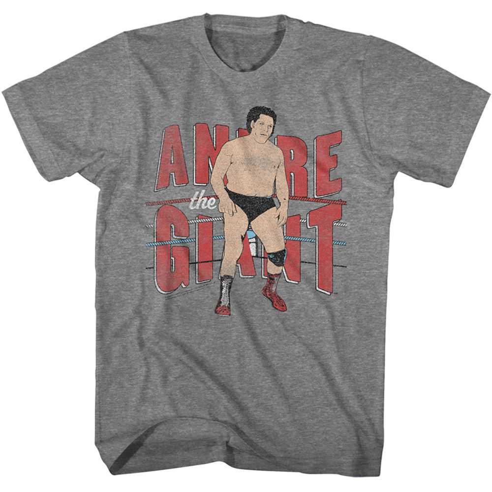 Andre The Giant - ANDRE THE GIANT ANDRE AND ROPES Adult Shirt