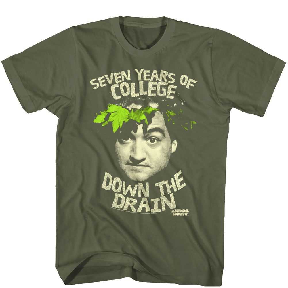 Animal House - DOWN THE DRAIN Adult Shirt