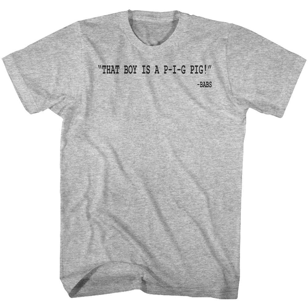 Animal House - LITTLE PIGGIE STAYED HOME Adult Shirt