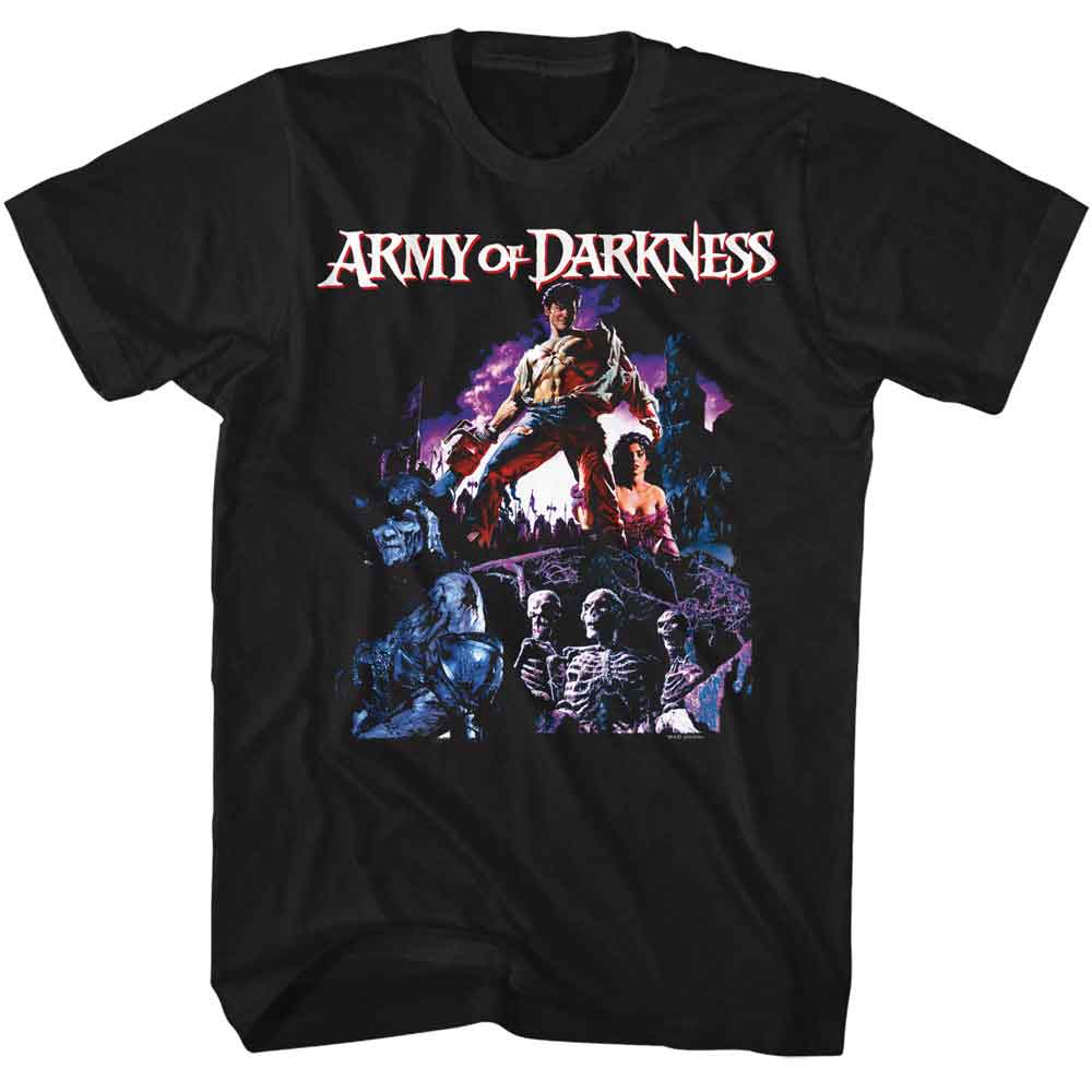 Army of Darkness - AOD TWO TONE COLLAGE Adult Shirt