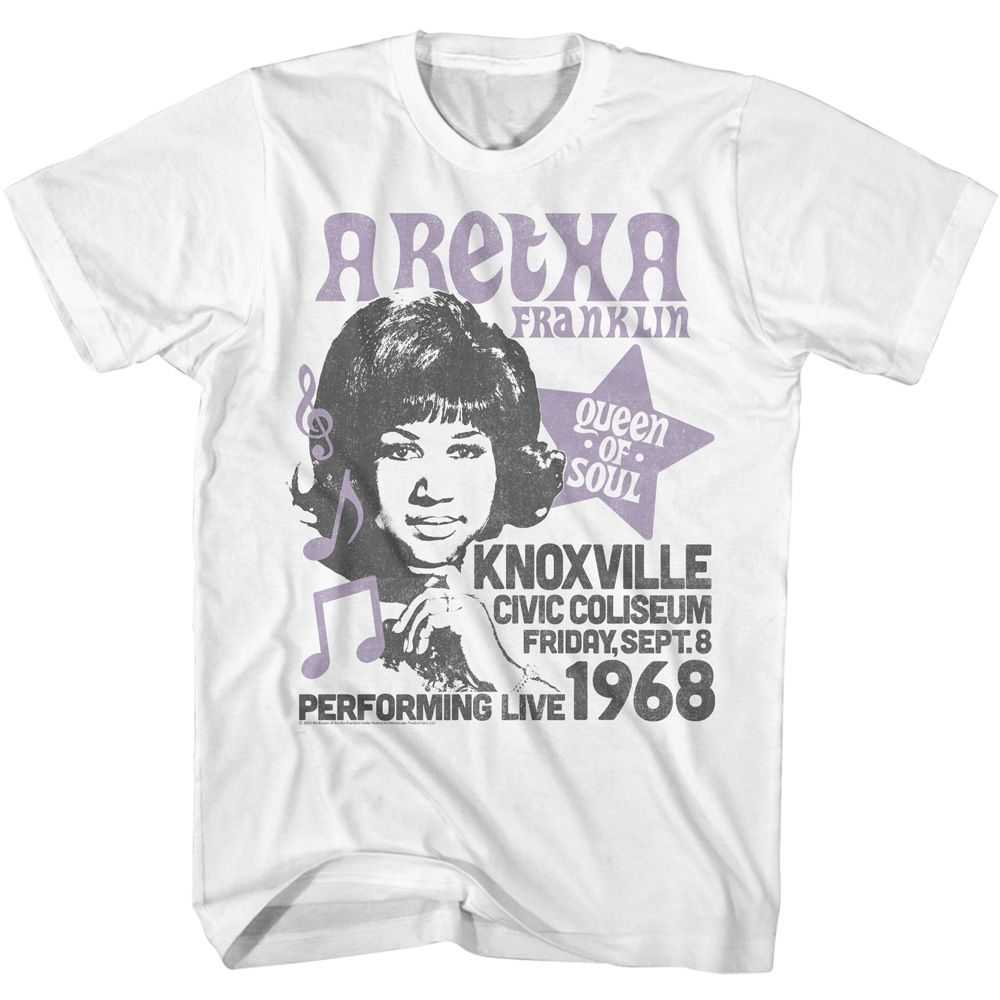 Aretha - ARETHA KNOXVILLE 1968 Adult Shirt