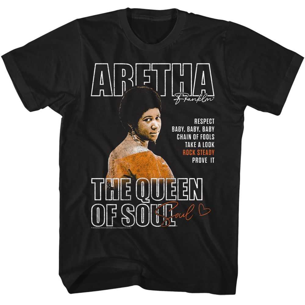 Aretha - ARETHA FRANKLIN QUEEN OF SOUL Adult Shirt