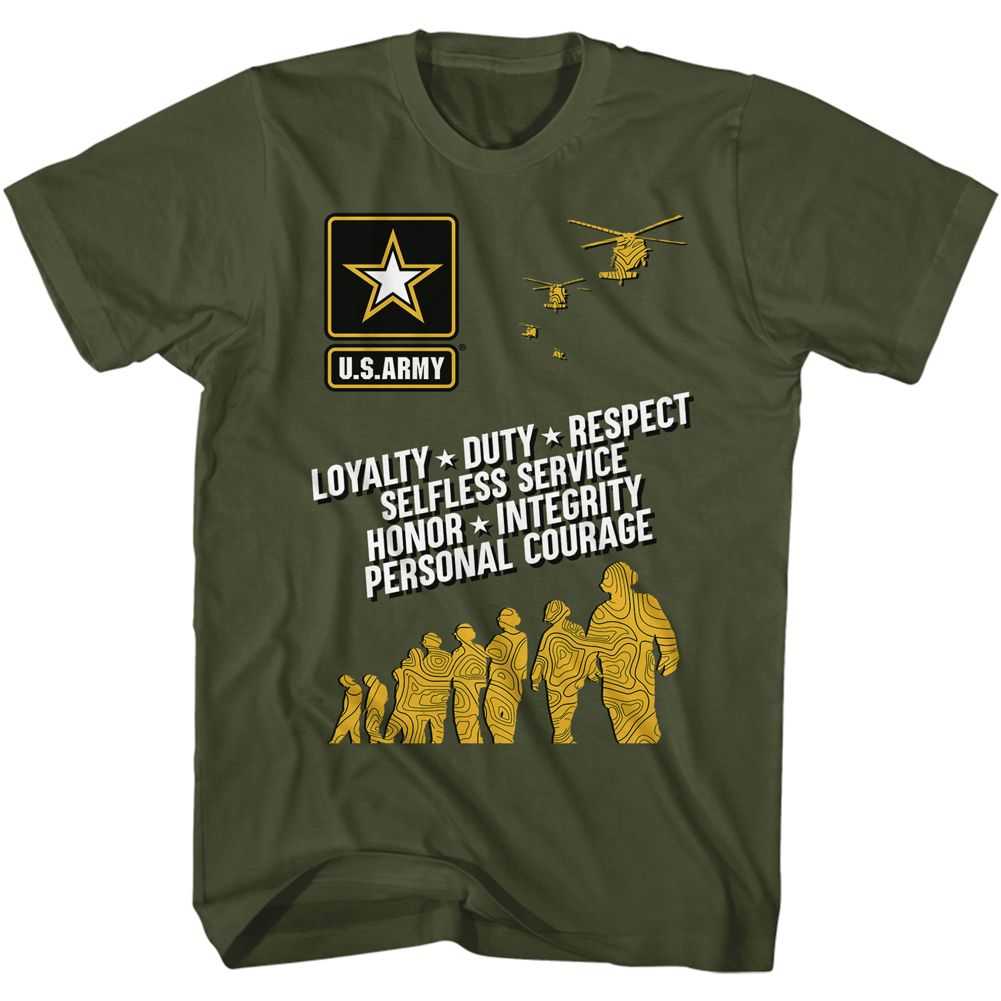 Army - VALUES Adult Shirt