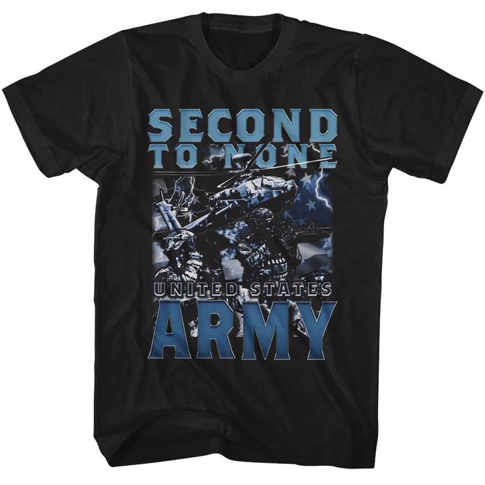 Army - ARMY SECOND TO NONE Adult Shirt