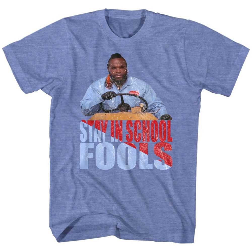 Mr. T - STAY IN SCHOOL Adult Shirt