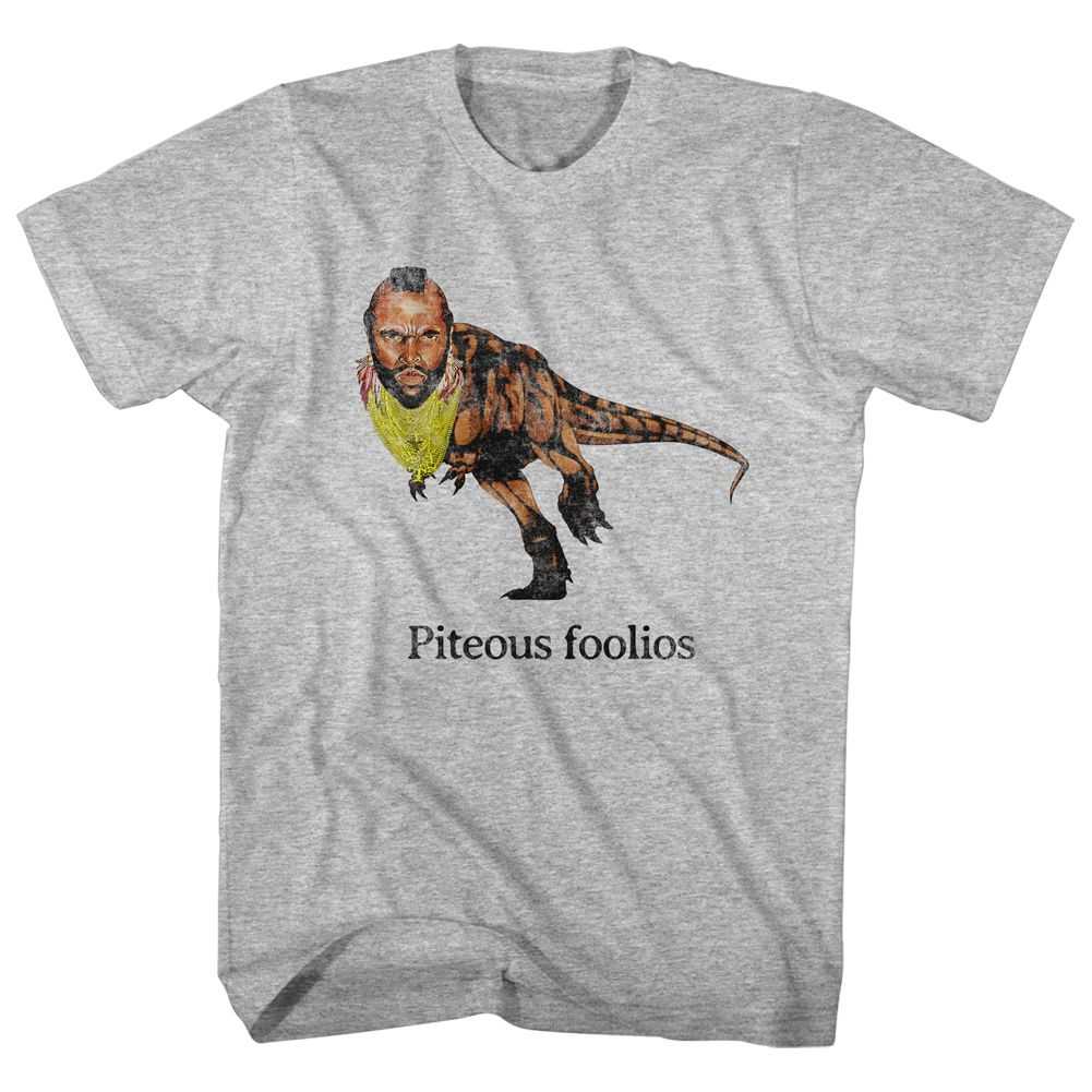 Mr. T - PITEOUS FOOLIOUS Adult Shirt