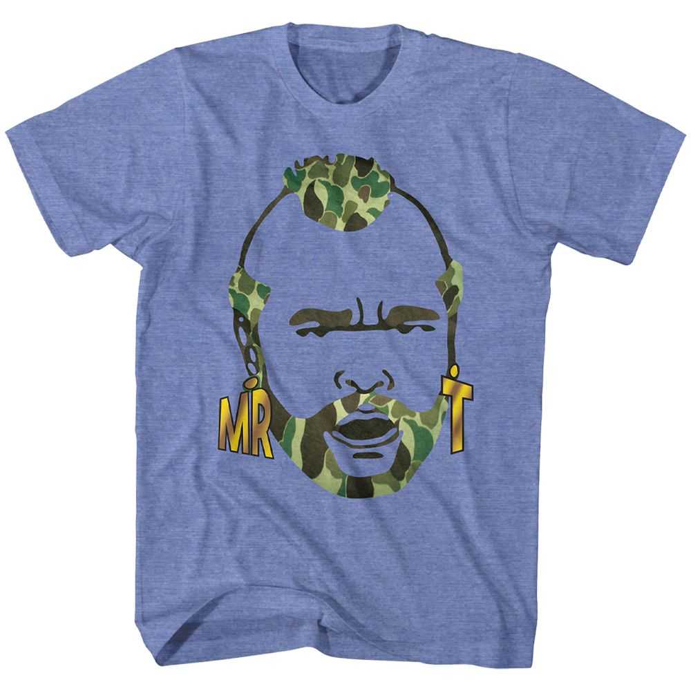 Mr. T - CAMO HAIR Adult Shirt