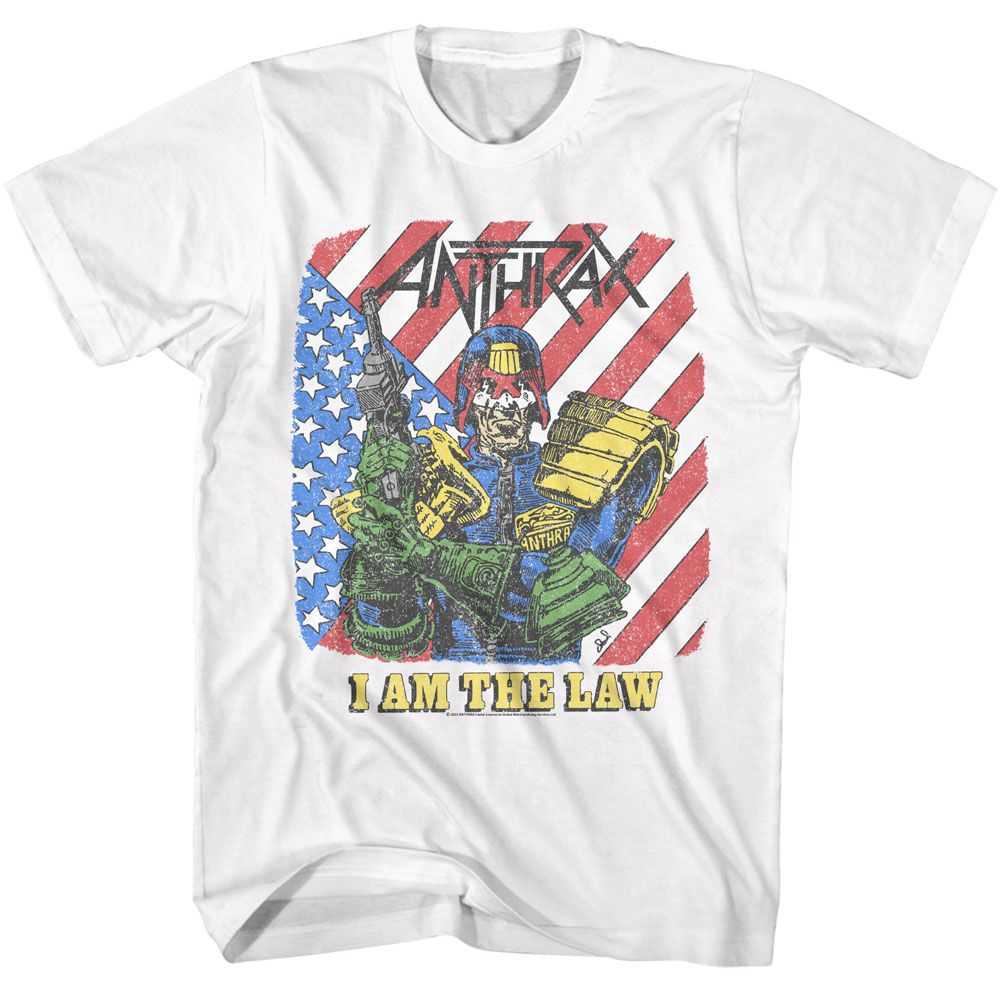 Anthrax - ANTHRAX I AM THE LAW Adult Shirt