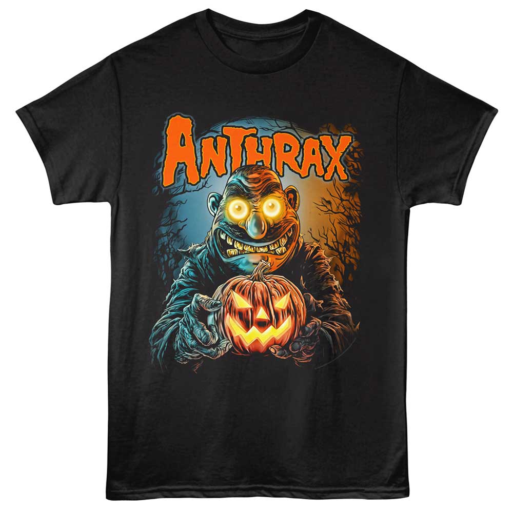 Anthrax - ANTHRAX NOT MAN JACK O LANTERN Adult Shirt