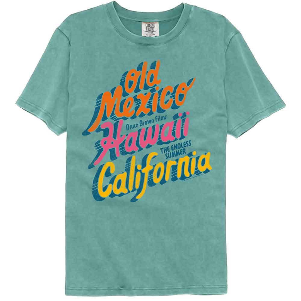 Bruce Brown Films - BBF SUMMER LOCATIONS Adult Shirt