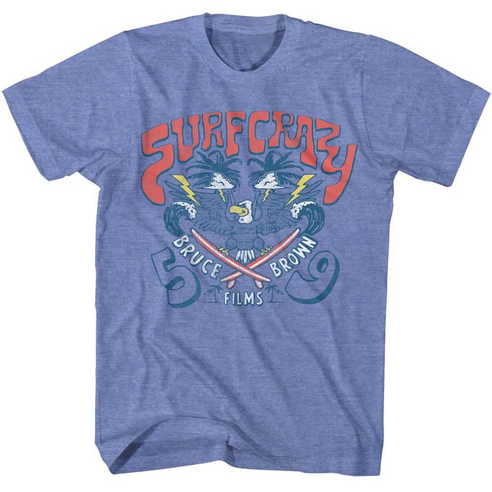Bruce Brown Films - BBF SURF CRAZY 59 Adult Shirt