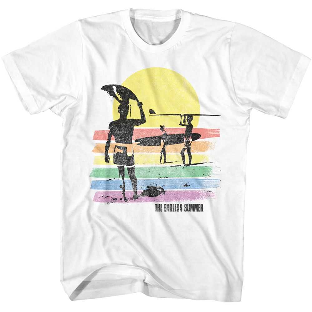 Bruce Brown Films - BBF RAINBOW COLOR STRIPES Adult Shirt