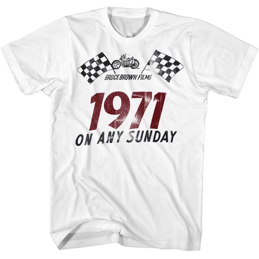 Bruce Brown Films - BBF 1971 ANY SUNDAY Adult Shirt