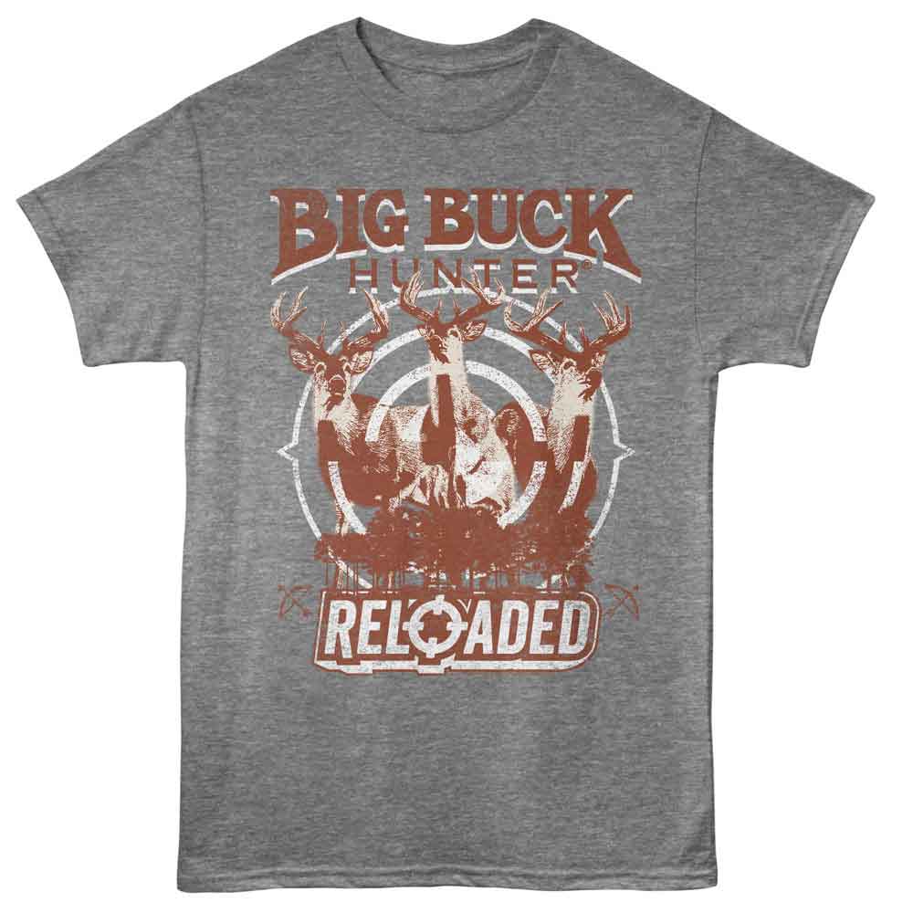 Big Buck Hunter - BIG BUCK HUNTER THREE DEER TARGET Adult Shirt
