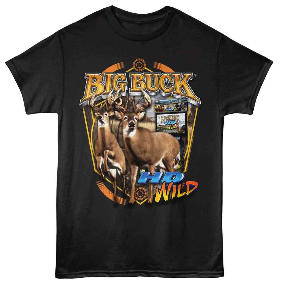 Big Buck Hunter - BBH HD WILD WITH DEER Adult Shirt