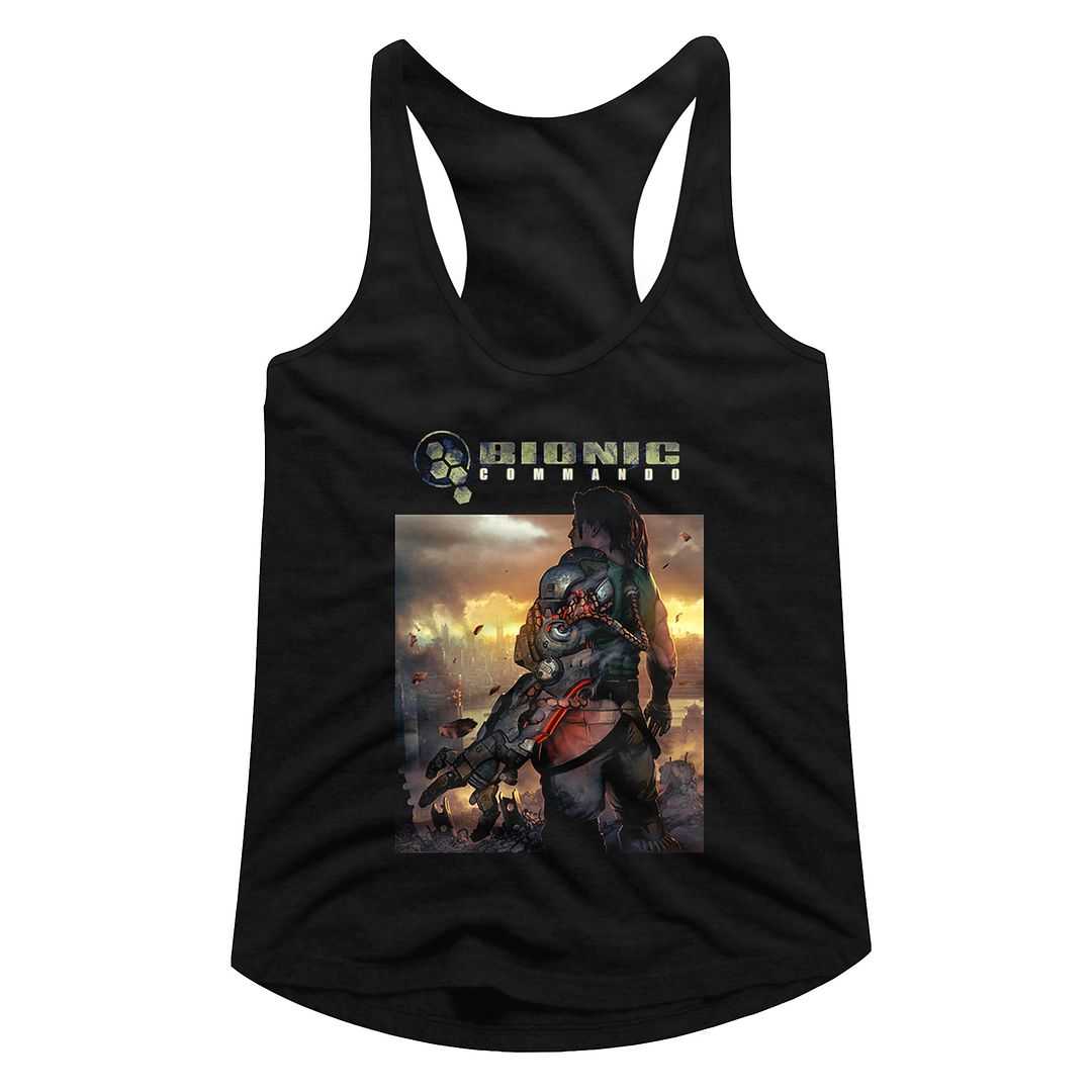 Bionic Commando - THE WORLD BURN Adult Shirt