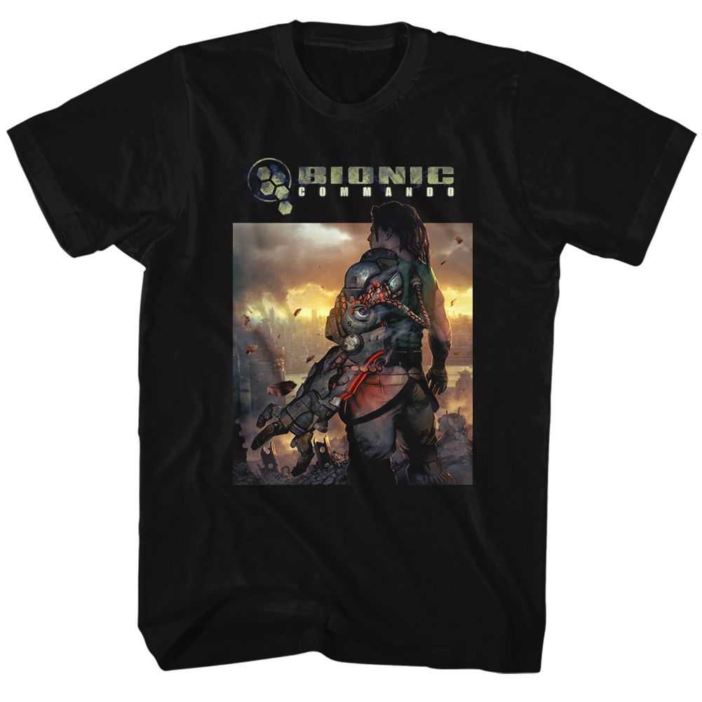 Bionic Commando - THE WORLD BURN Adult Shirt