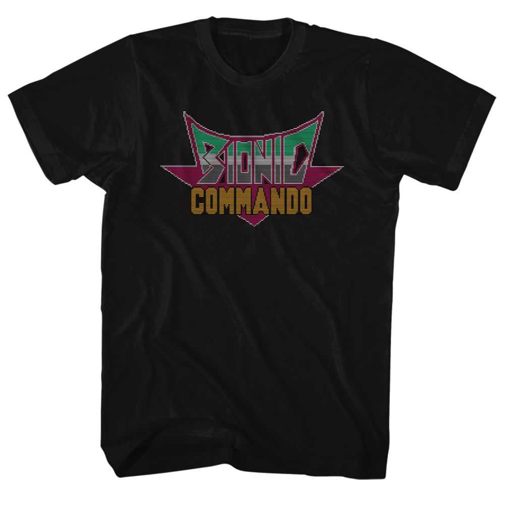 Bionic Commando - PIXEL LOGO Adult Shirt