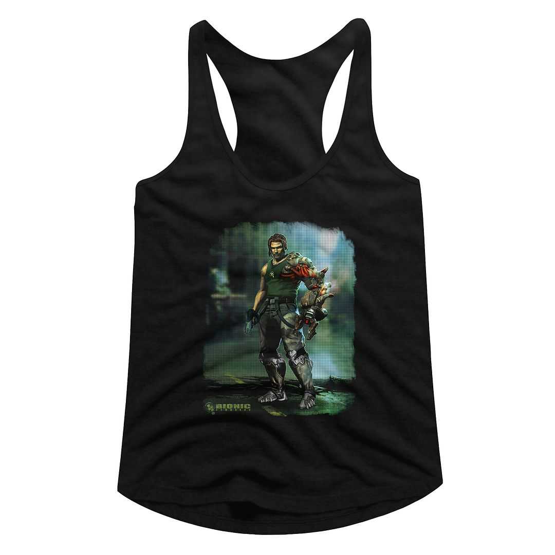 Bionic Commando - DAMAGED ROAD Adult Shirt
