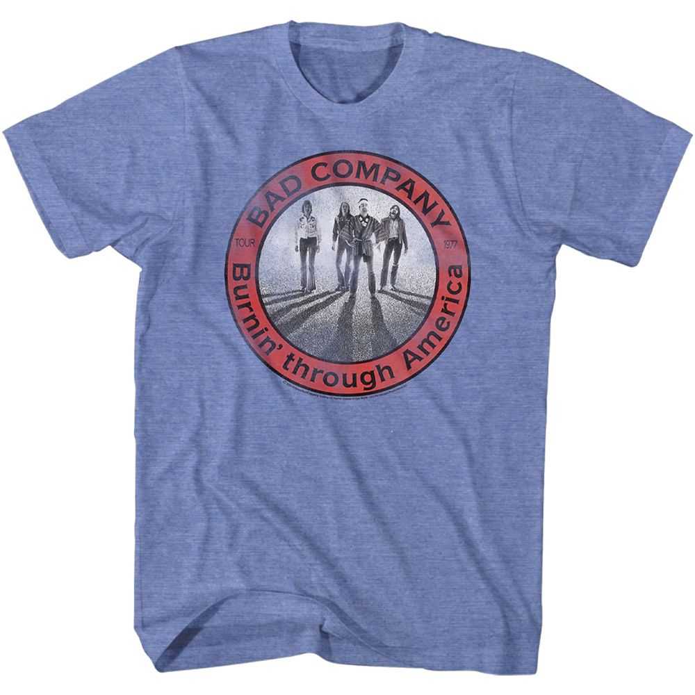Bad Company - BURNING CIRCLE Adult Shirt