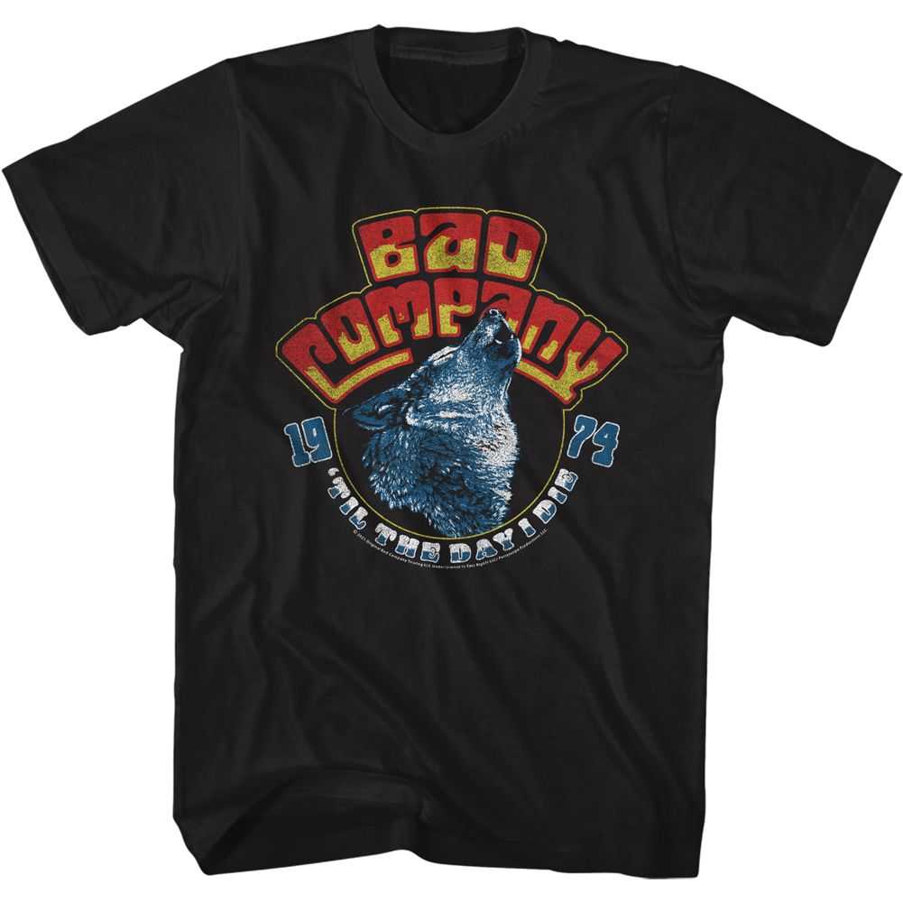 Bad Company - WOLF HEAD 74 Adult Shirt