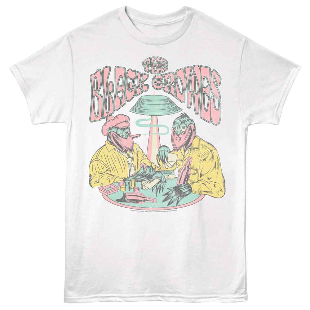 Black Crowes - BLACK CROWES PASTEL POKER Adult Shirt