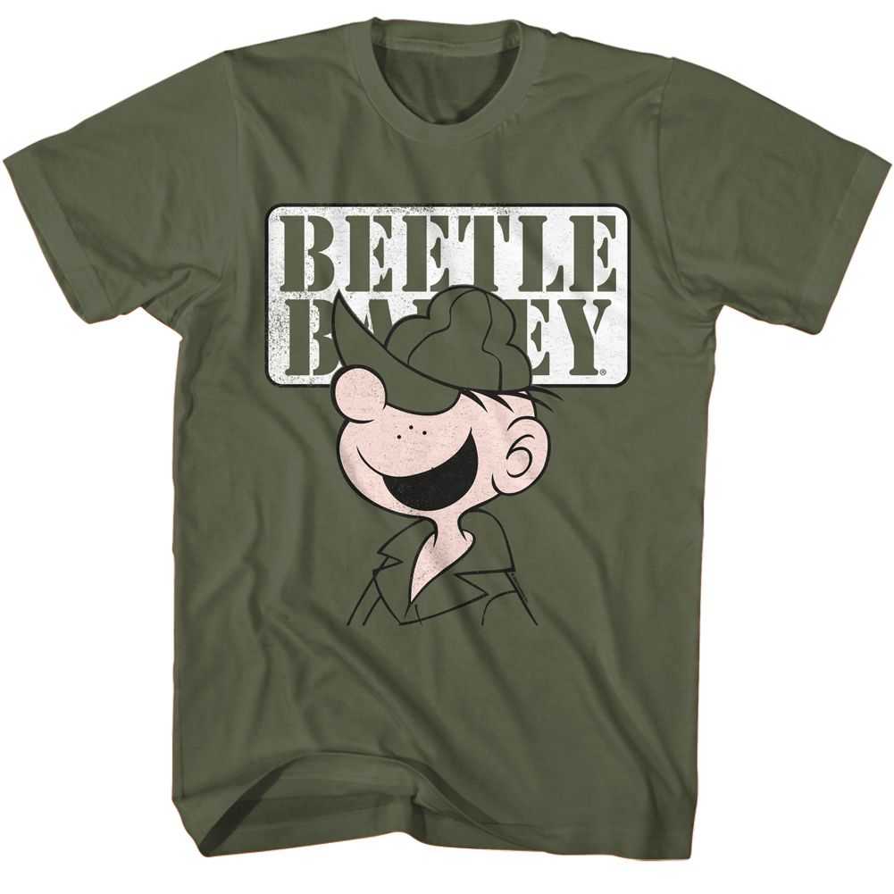 Beetle Bailey - BEETLE BAILEY FACE Adult Shirt