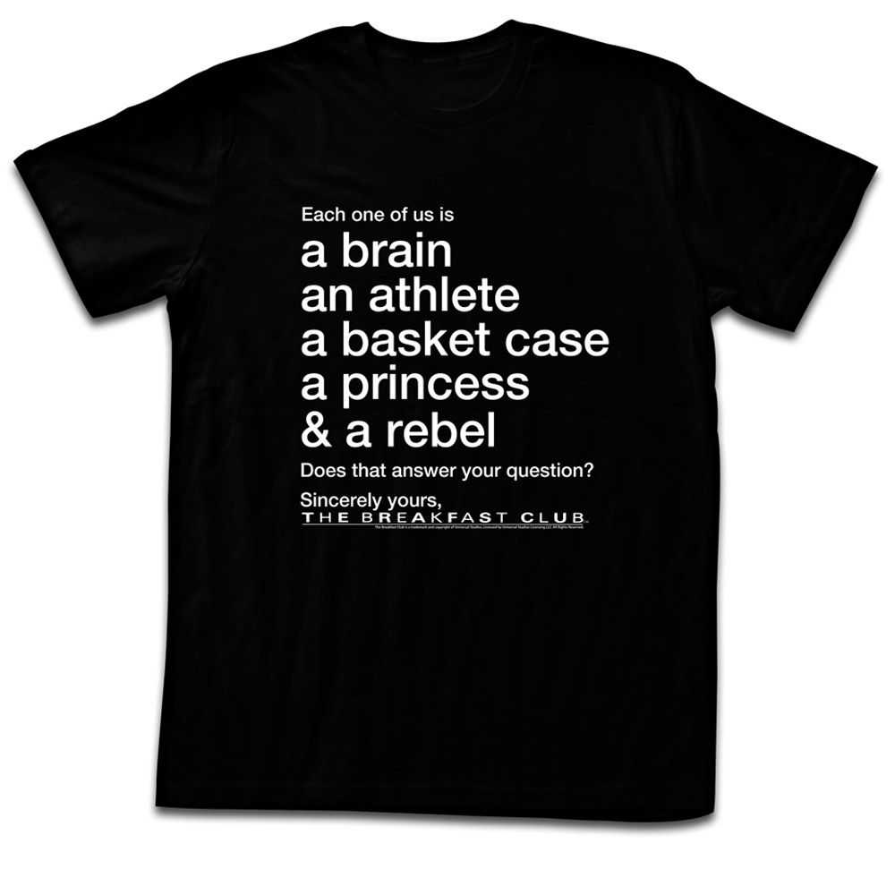 Breakfast Club - BREAKFAST CLUB QUESTION Adult Shirt