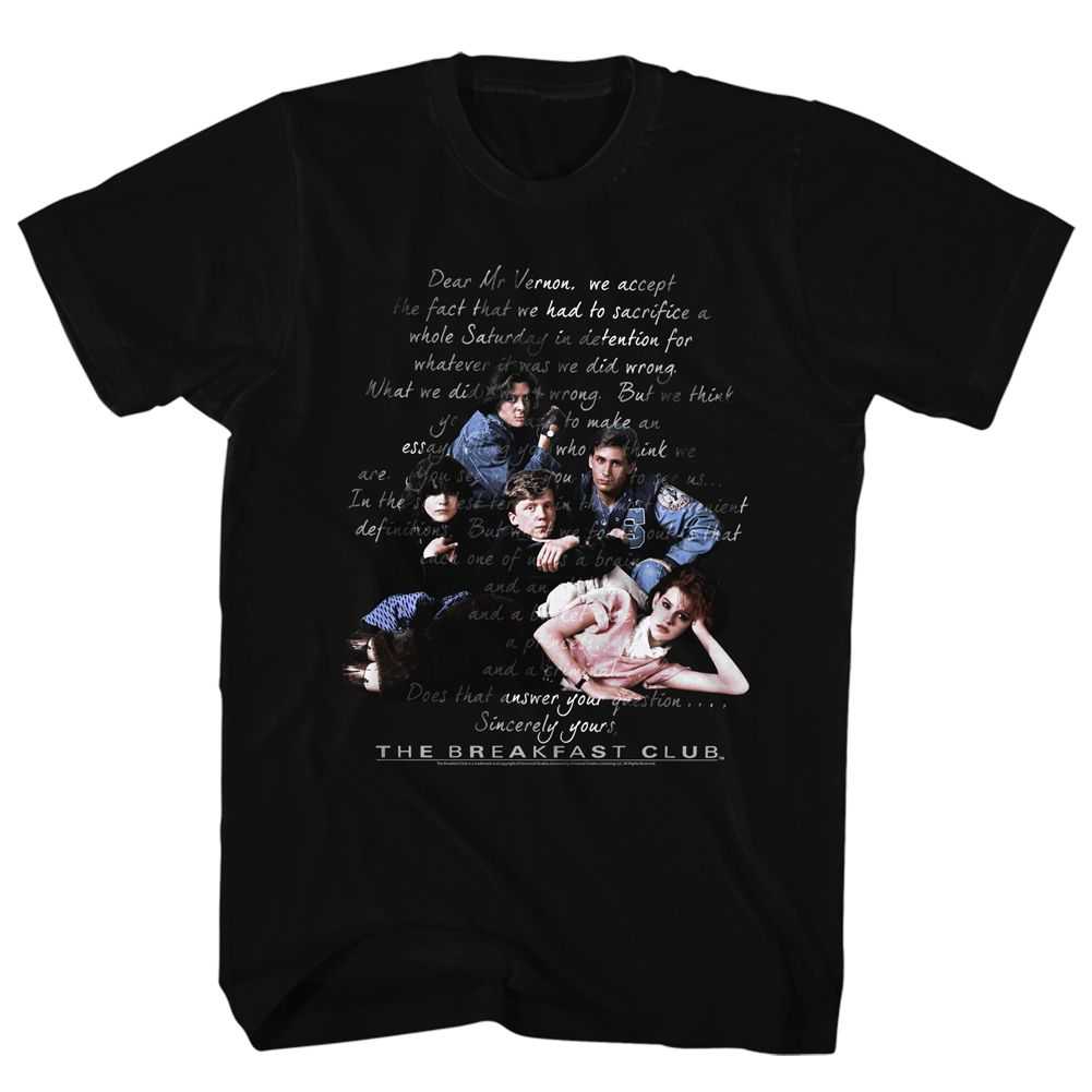 Breakfast Club - LETTER Adult Shirt