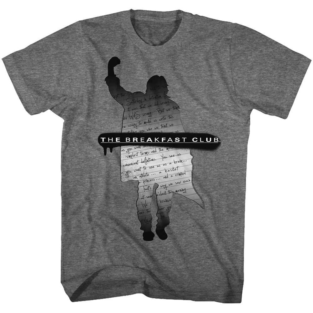 Breakfast Club - SILHOUETTE NOTE Adult Shirt