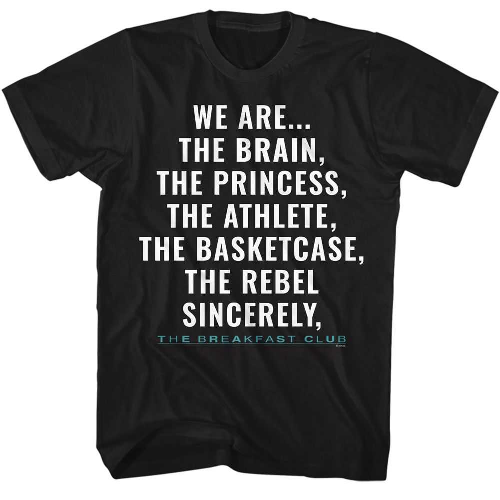 Breakfast Club - BREAKFAST CLUB-SINCERELY YOURS Adult Shirt