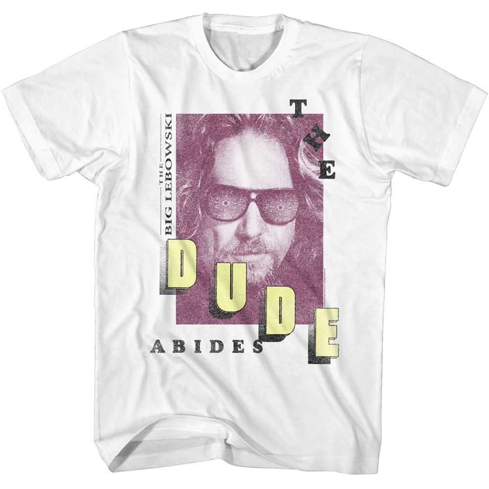 The Big Lebowski - DUDE ABIDES PHOTO Adult Shirt