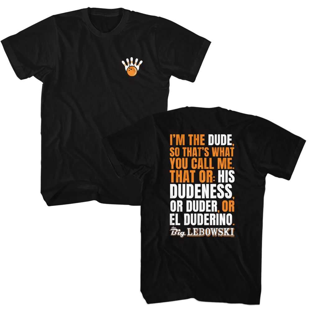 The Big Lebowski - BIG LEBOWSKI-IM THE DUDE Adult Shirt