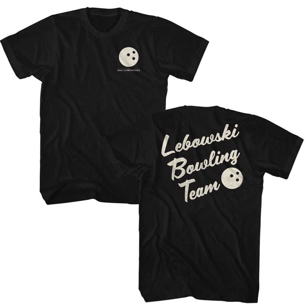 The Big Lebowski - BIG LEBOWSKI BOWLING TEAM FRONT AND BACK Adult Shirt