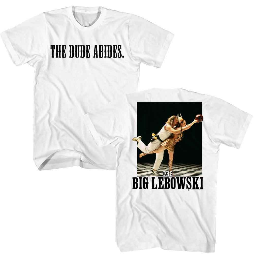 The Big Lebowski - THE BIG LEBOWSKI THE DUDE ABIDES F B Adult Shirt