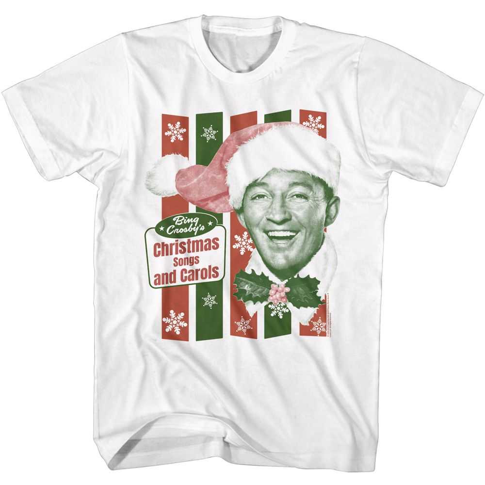 Bing Crosby - BING CROSBY CHRISTMAS SONGS Adult Shirt