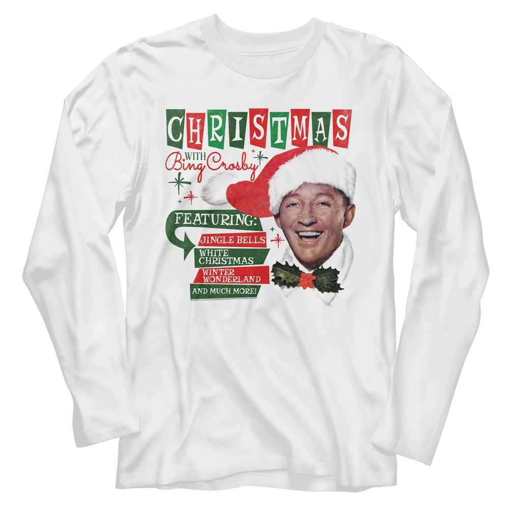 Bing Crosby - BING CROSBY CHRISTMAS WITH BC Adult Shirt