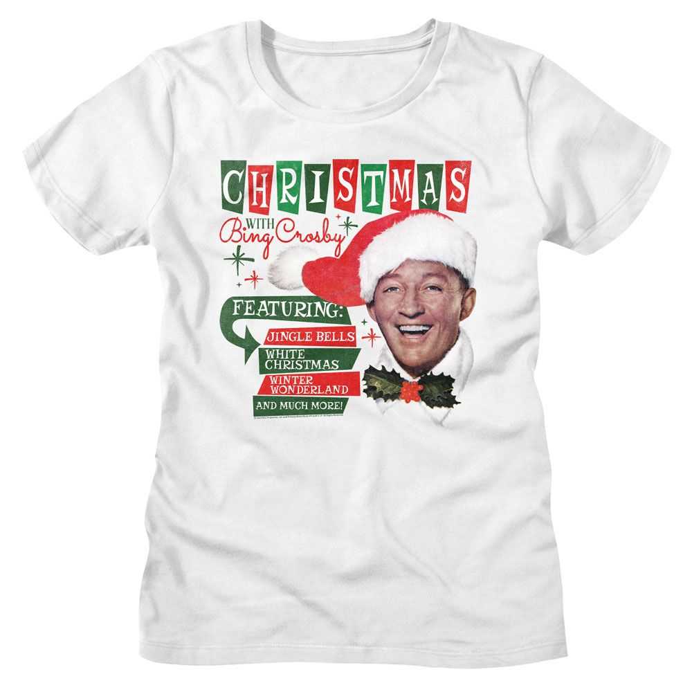Bing Crosby - BING CROSBY CHRISTMAS WITH Adult Shirt