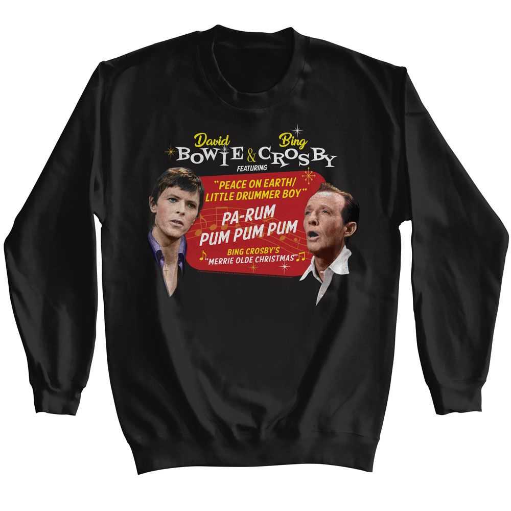 Bing Crosby - BING CROSBY DAVID BOWIE AND CROSBY PA RUM Adult Shirt